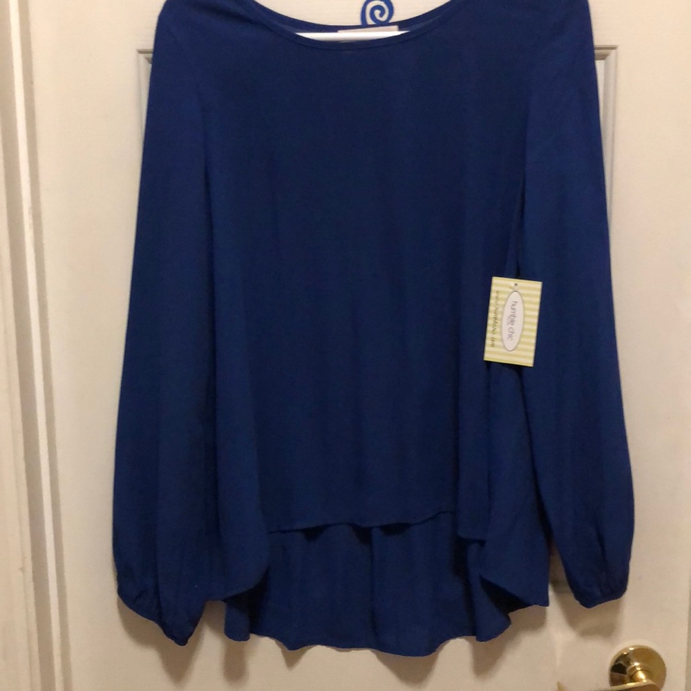 Humble chick large blue blouse